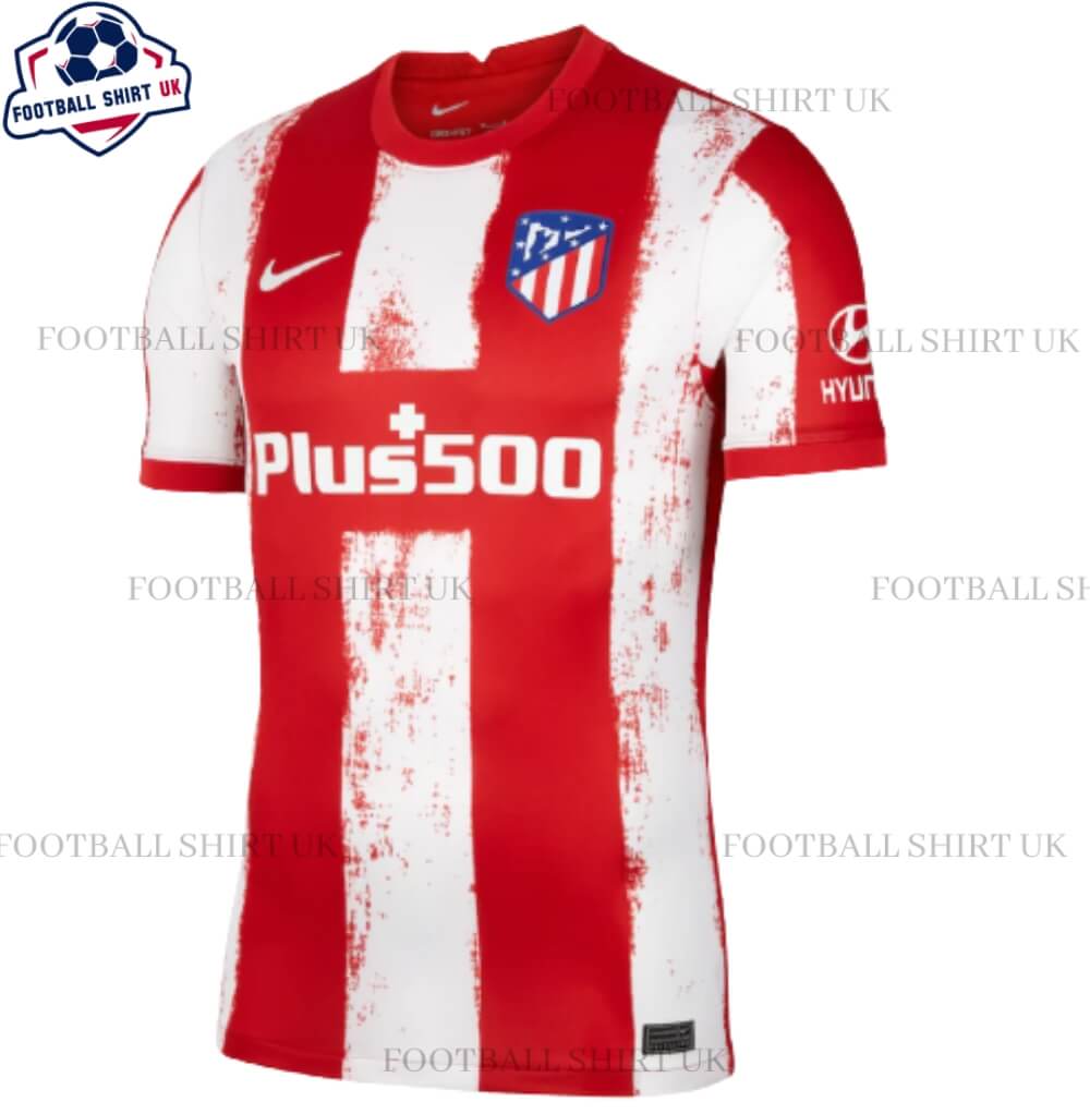 Atletico Madrid Home Kit Football Shirt UK 21-22 (1)